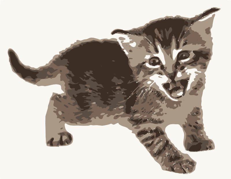 kitten stencil