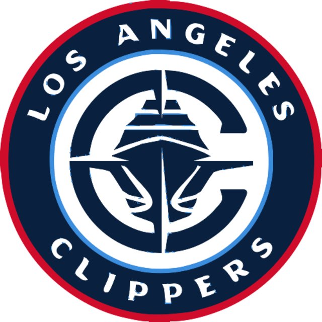 Stencil of LA Clippers