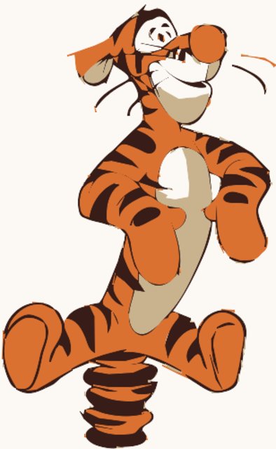 Stencil of Tigger