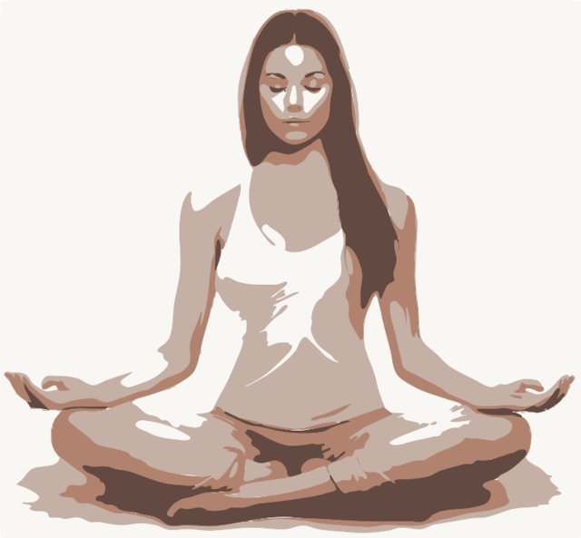 Stencil of Meditation