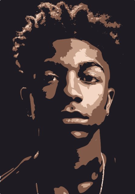 Stencil of NBA Youngboy