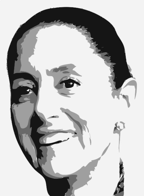 Stencil of Claudia Sheinbaum