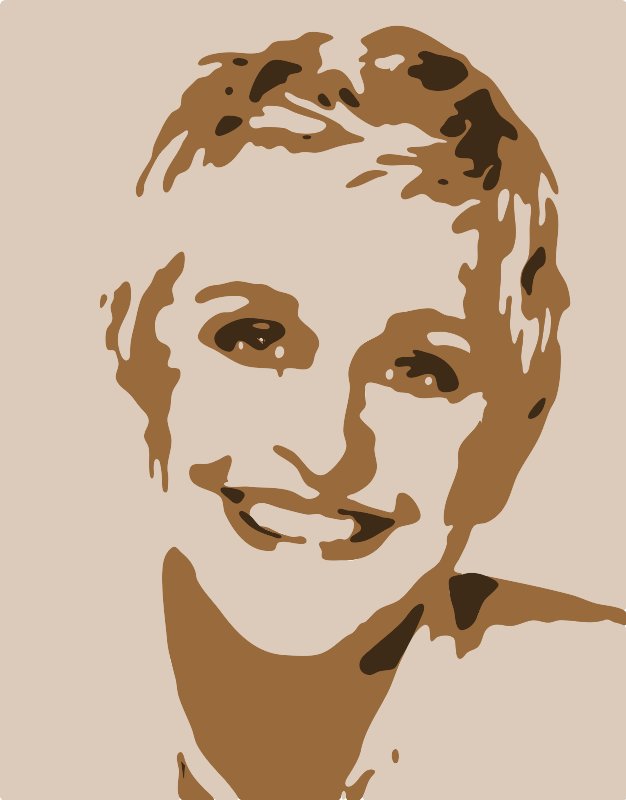 Stencil of Ellen