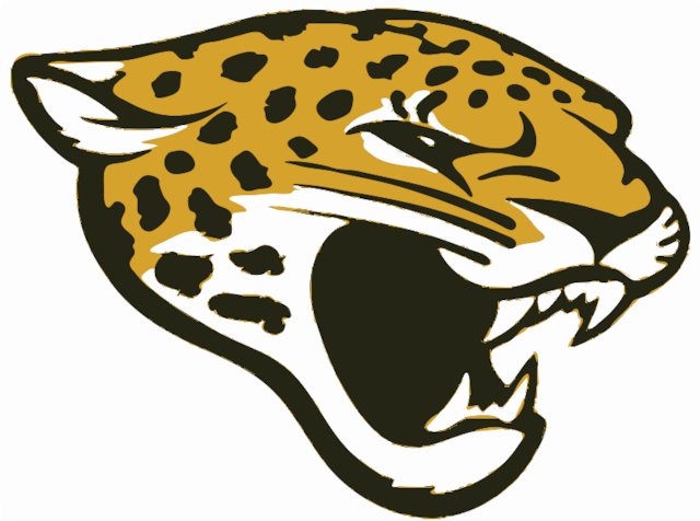 Stencil of Jacksonville Jaguars