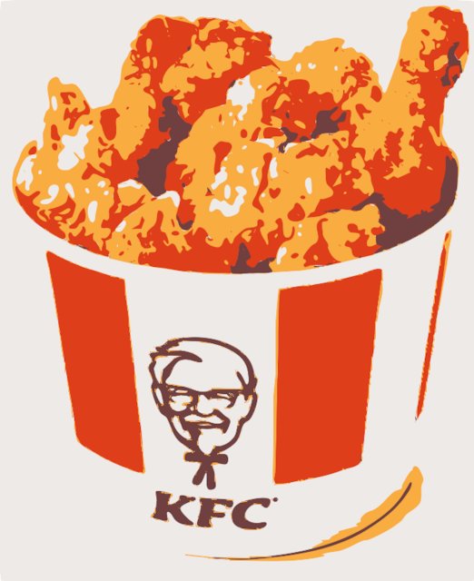 Stencil of KFC