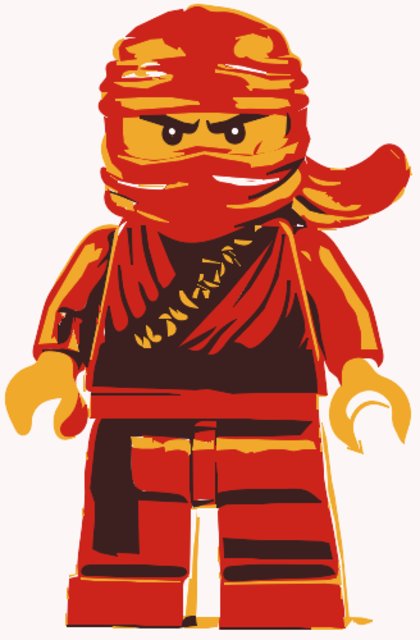 Stencil of Ninjago