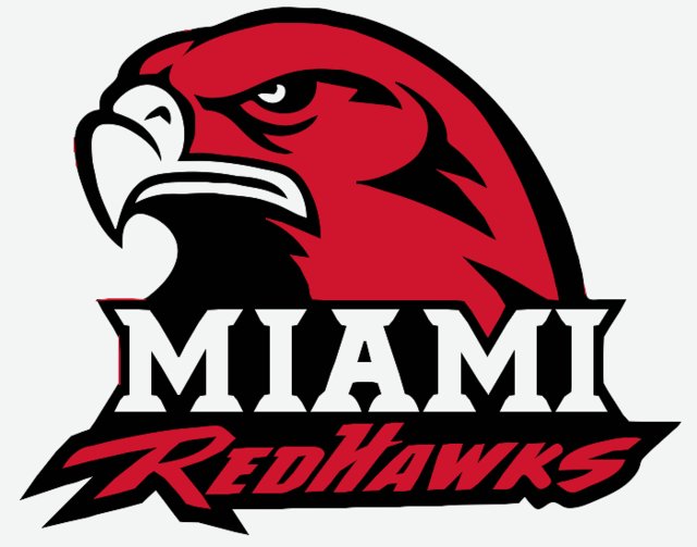 Stencil of Miami Redhawks