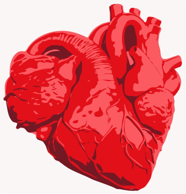 Stencil of Heart-shaped Heart