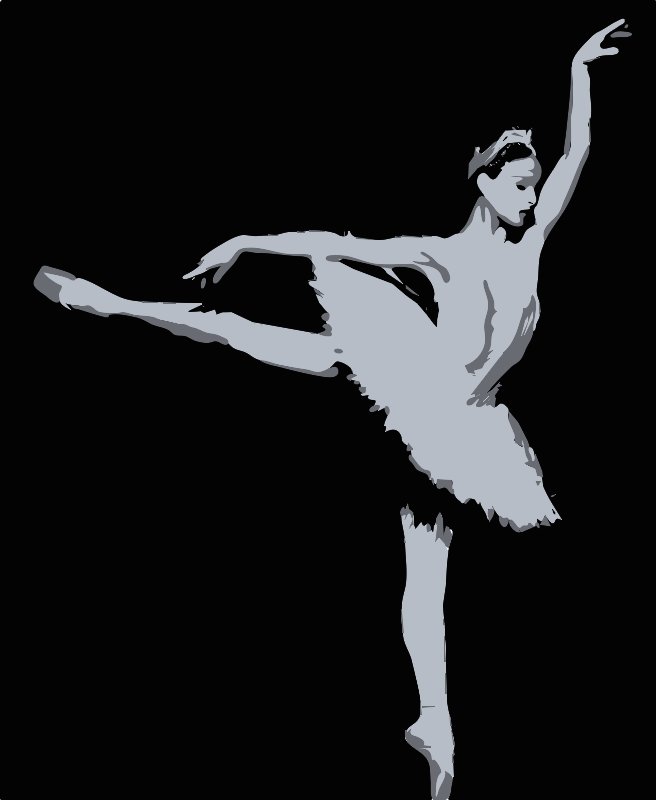 Stencil of Ballerina