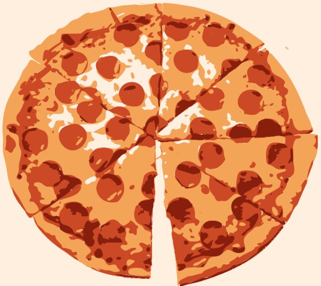 Stencil of Pizza